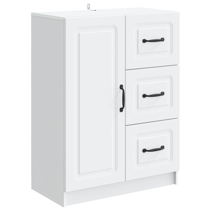 Sideboard with Drawer White 66 x 34.5 x 87 cm Engineered Wood