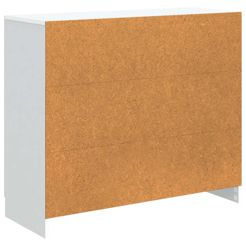 Sideboard White 89 x 34.5 x 77 cm Engineered Wood