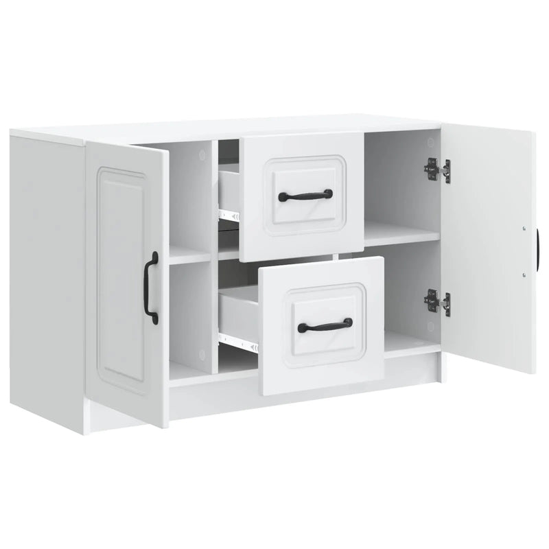 Sideboard with Drawer White 89 x 34.5 x 57 cm Engineered Wood