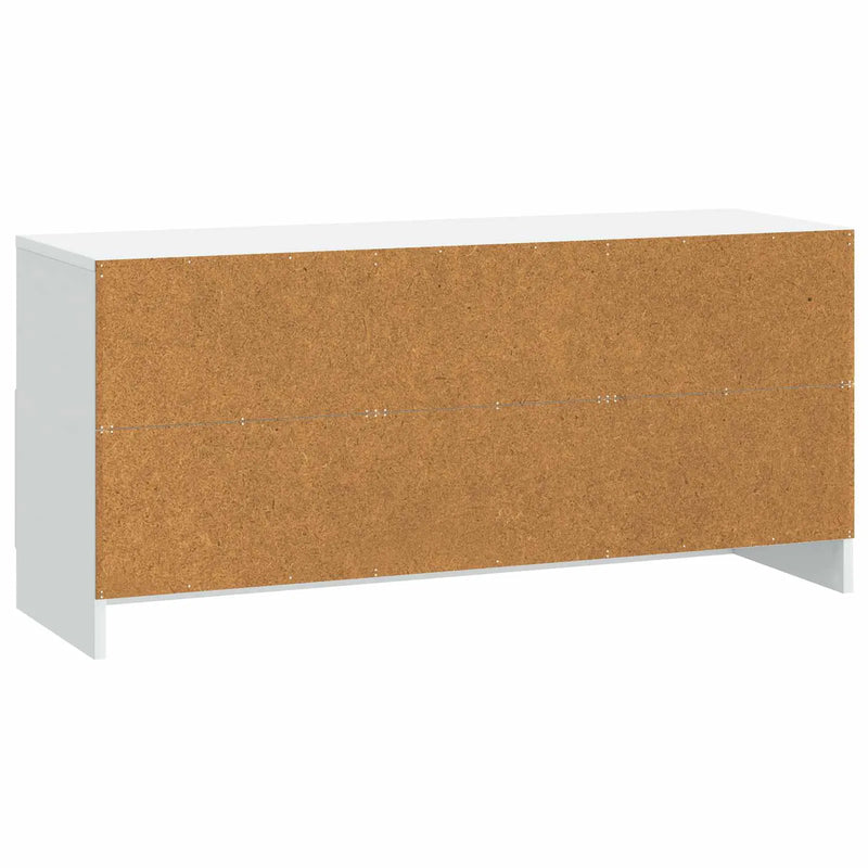 TV Cabinet with Drawer White 102 x 34.5 x 47 cm Engineered Wood