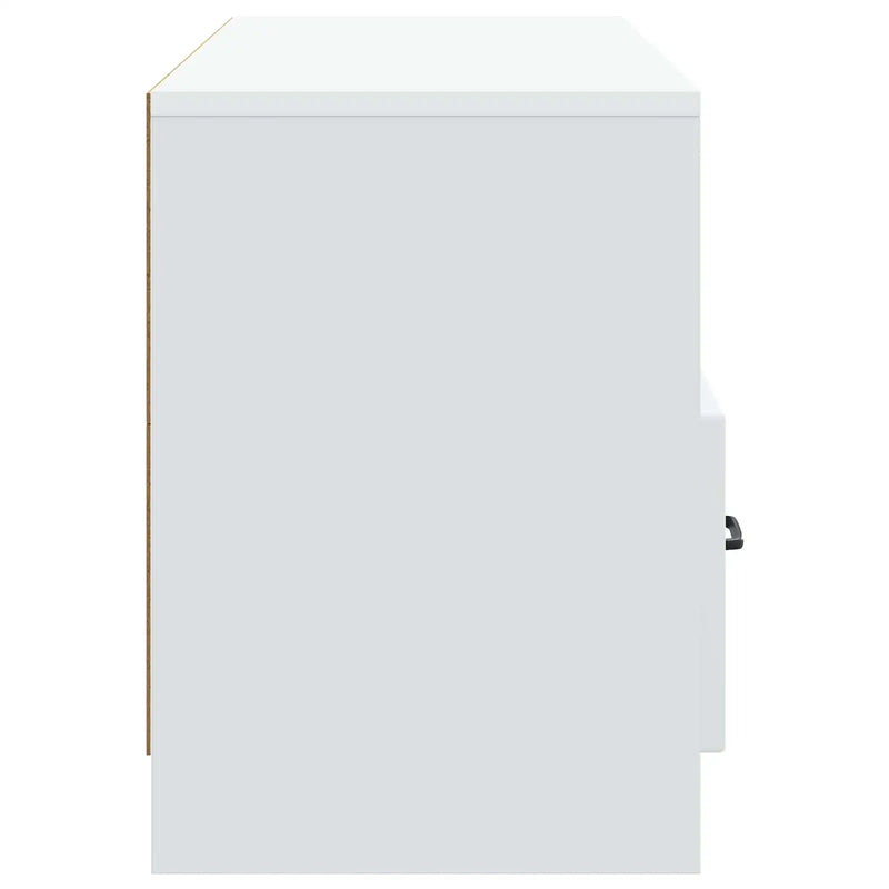 TV Cabinet with Drawer White 102 x 34.5 x 47 cm Engineered Wood
