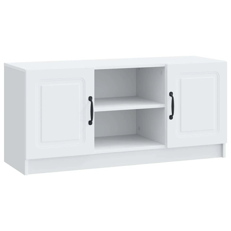 TV Cabinet White 102 x 34.5 x 47 cm Engineered Wood
