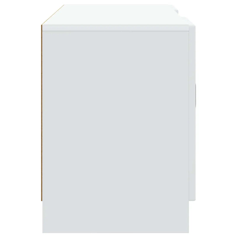 TV Cabinet White 102 x 34.5 x 47 cm Engineered Wood