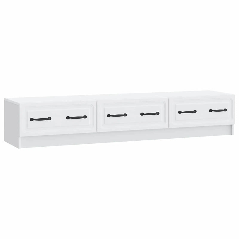 TV Cabinet with Drawer White 147 x 34.5 x 27 cm Engineered Wood