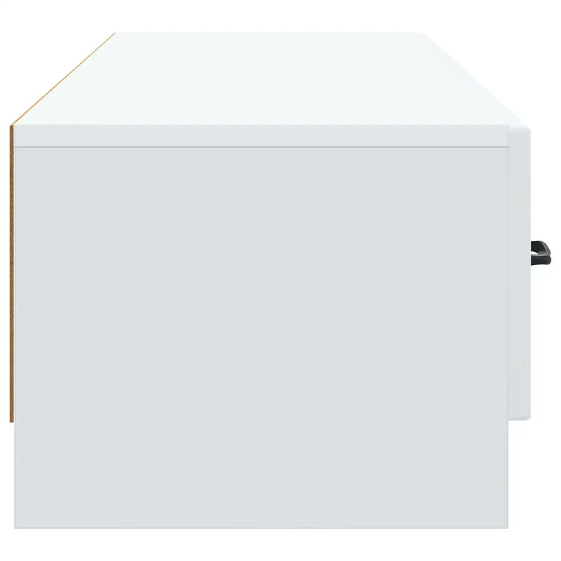 TV Cabinet with Drawer White 147 x 34.5 x 27 cm Engineered Wood