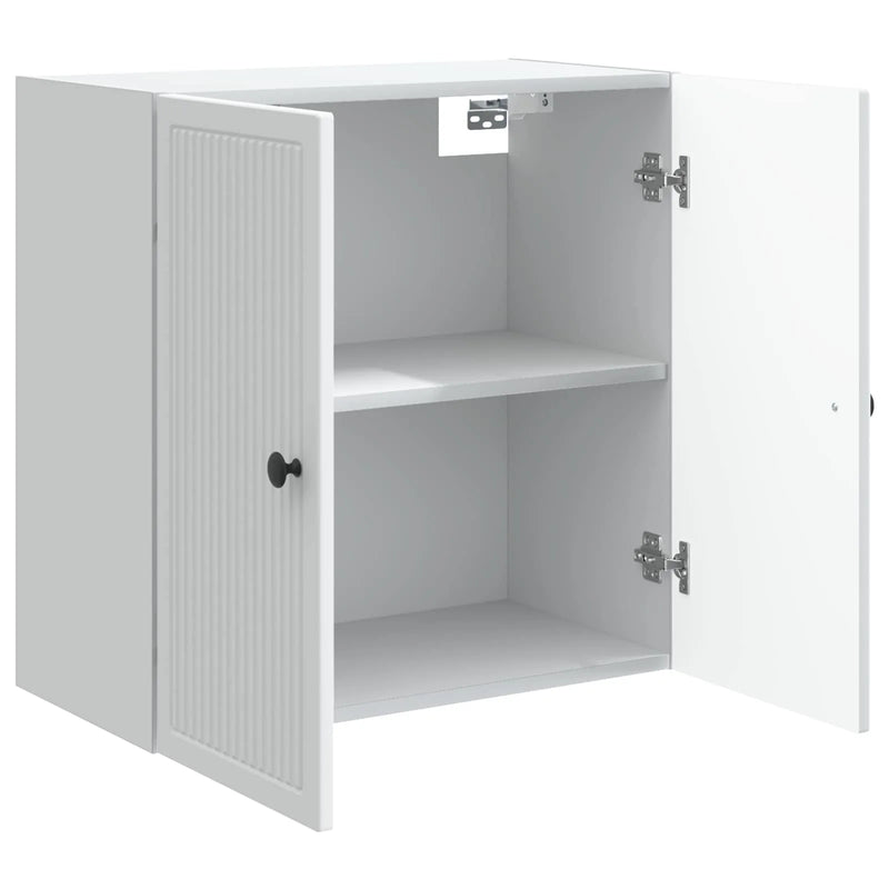 Wall-Mounted Cabinet White 59 x 31 x 60 cm Engineered Wood