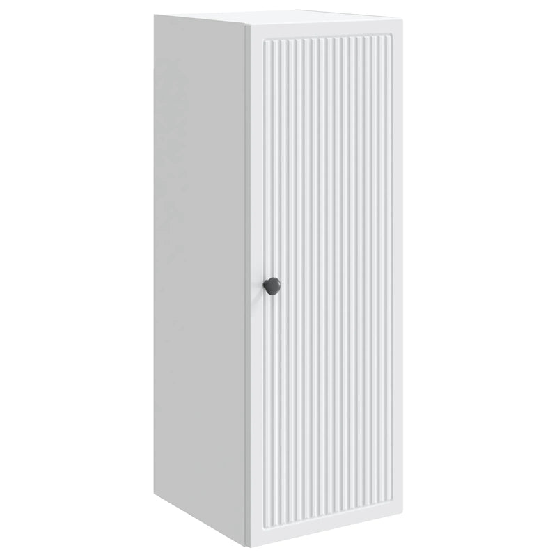 Wall-Mounted Cabinet White 33 x 34.5 x 90 cm Engineered Wood