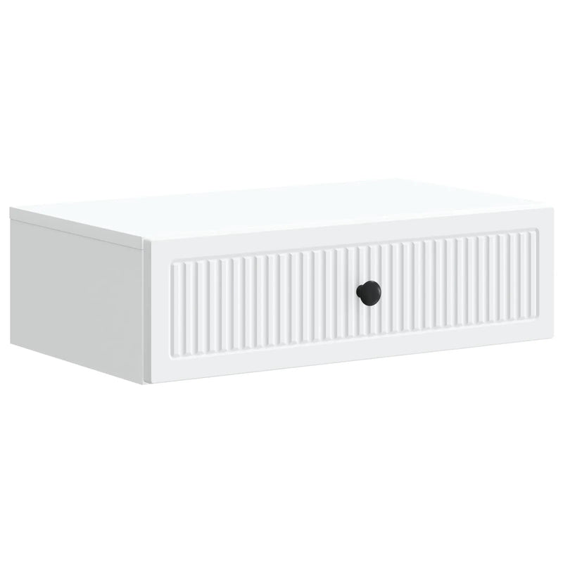 Wall-Mounted Side Table White 59 x 34.5 x 17 cm Engineered Wood