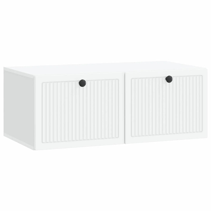 Wall-Mounted TV Cabinet White 78.5 x 41 x 30 cm Engineered Wood