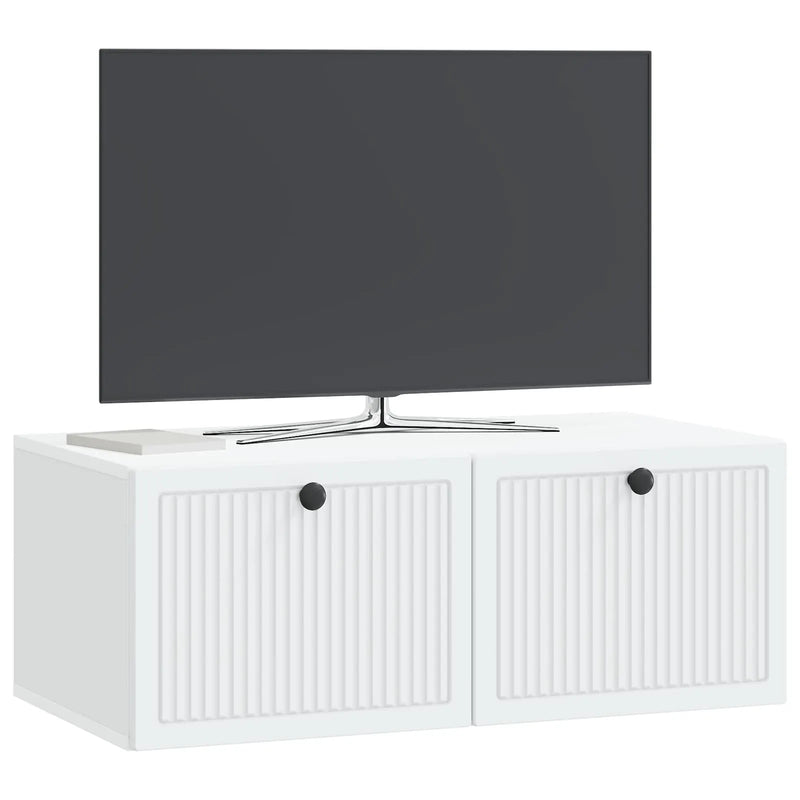 Wall-Mounted TV Cabinet White 78.5 x 41 x 30 cm Engineered Wood