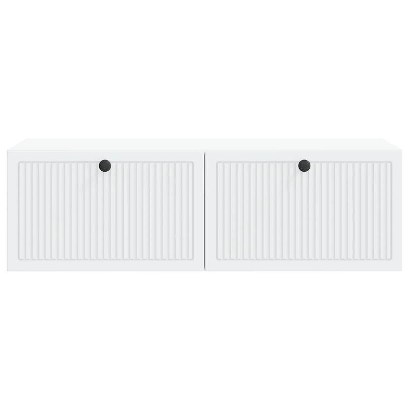 Wall-Mounted TV Cabinet White 98 x 41 x 30 cm Engineered Wood