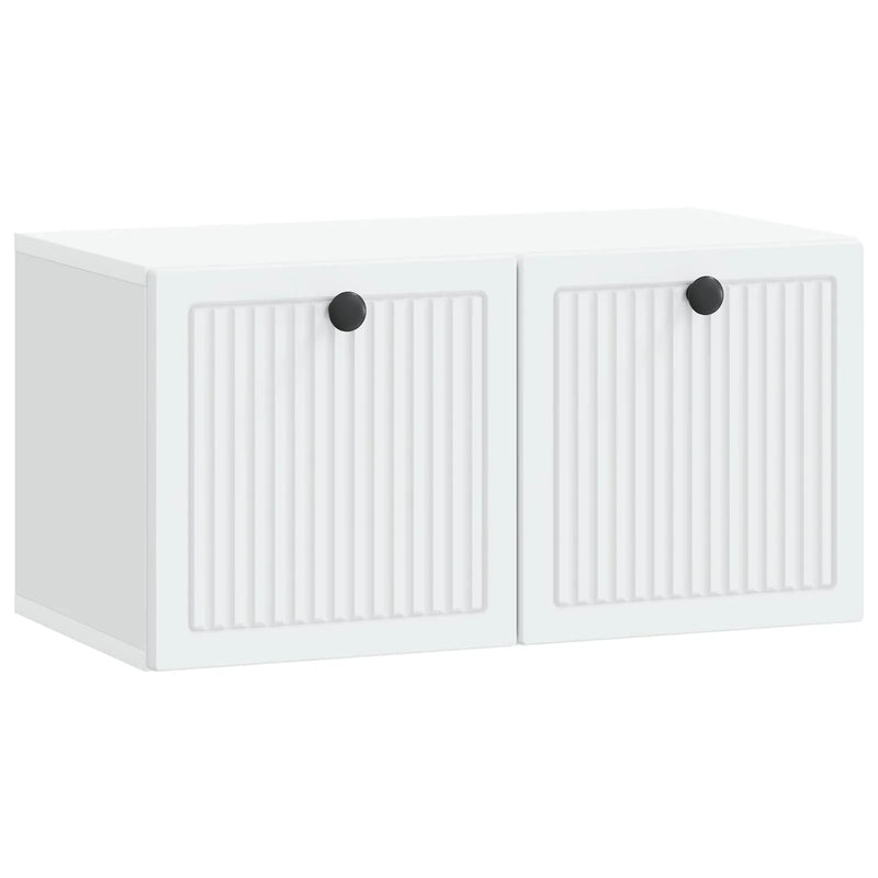 Wall-Mounted TV Cabinet White 59.5 x 31 x 30 cm Engineered Wood