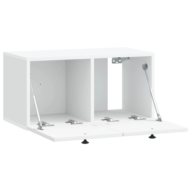 Wall-Mounted TV Cabinet White 59.5 x 31 x 30 cm Engineered Wood