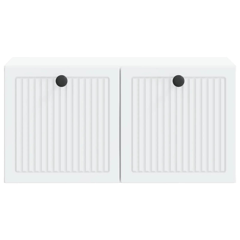 Wall-Mounted TV Cabinet White 59.5 x 31 x 30 cm Engineered Wood