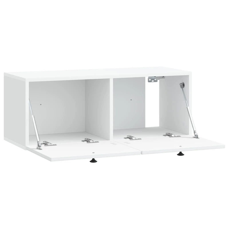 Wall-Mounted TV Cabinet White 78.5 x 31 x 30 cm Engineered Wood