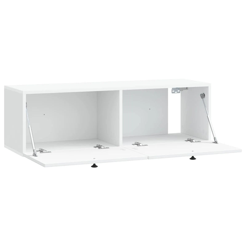 Wall-Mounted TV Cabinet White 98 x 31 x 30 cm Engineered Wood