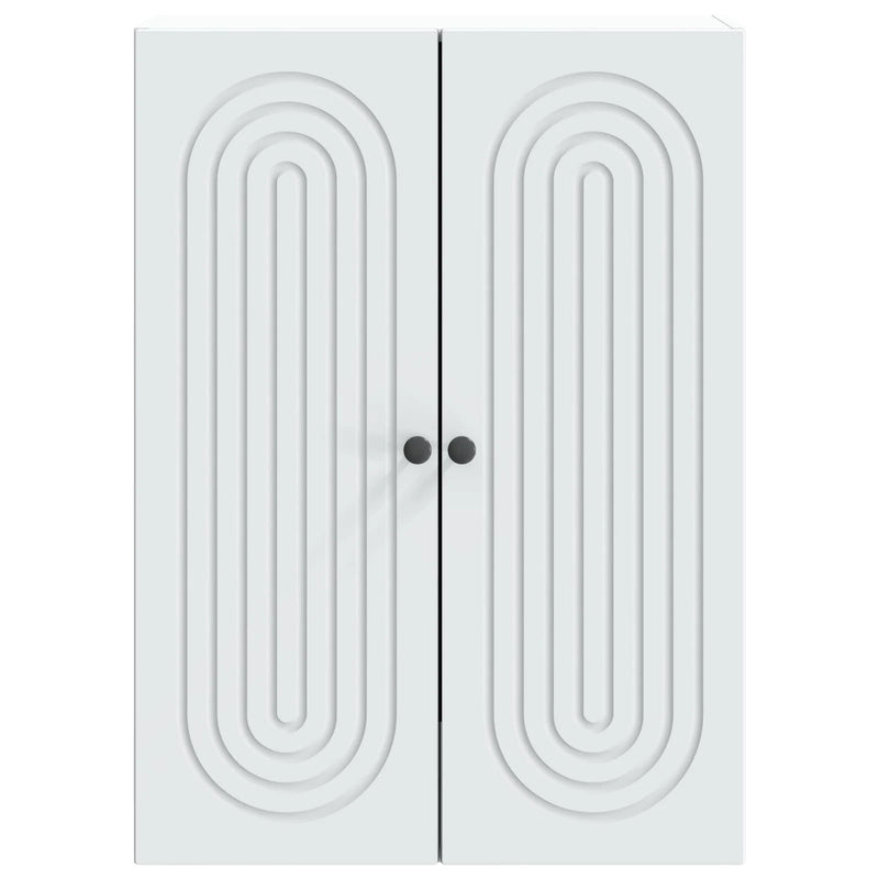 Wall-Mounted Cabinet White 66 x 34.5 x 90 cm Engineered Wood