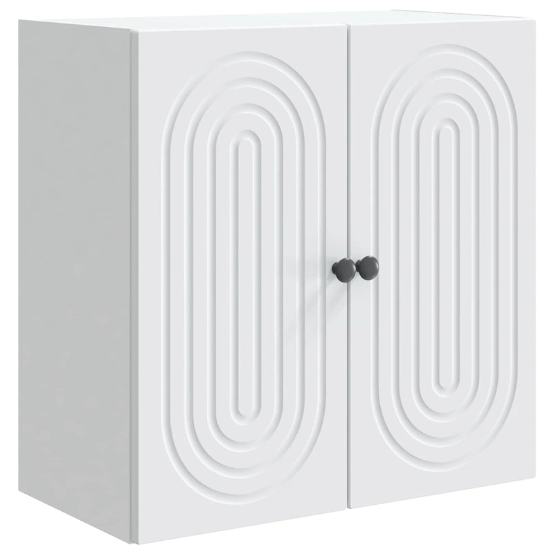 Wall-Mounted Cabinet White 59 x 31 x 60 cm Engineered Wood