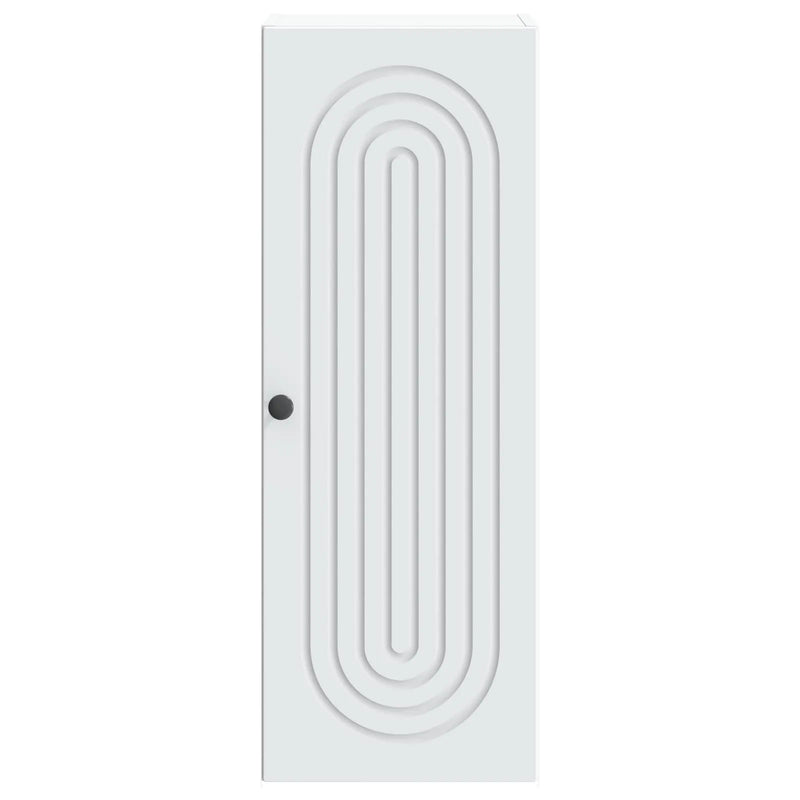 Wall-Mounted Cabinet White 33 x 34.5 x 90 cm Engineered Wood