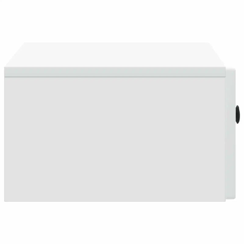 Wall-Mounted Bedside Cabinet White 49 x 34.5 x 20 cm