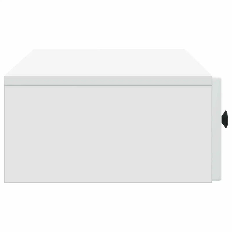 Wall-Mounted Side Table Wall-mounted White 87.5 x 34.5 x 17 cm