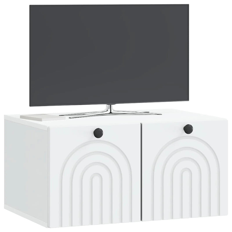 Wall-Mounted TV Cabinet White 59.5 x 41 x 30 cm Engineered Wood