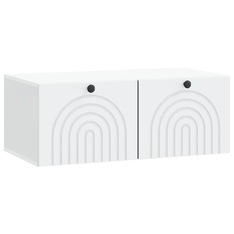 Wall-Mounted TV Cabinet White 78.5 x 41 x 30 cm Engineered Wood