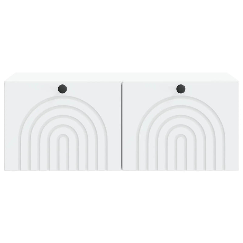 Wall-Mounted TV Cabinet White 78.5 x 41 x 30 cm Engineered Wood