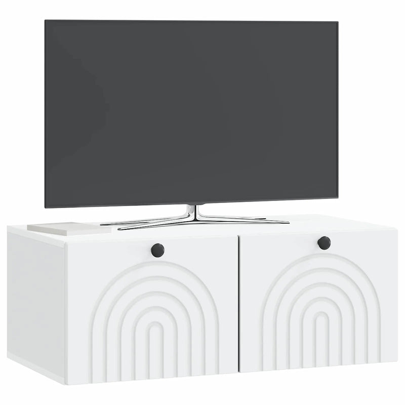 Wall-Mounted TV Cabinet White 78.5 x 41 x 30 cm Engineered Wood