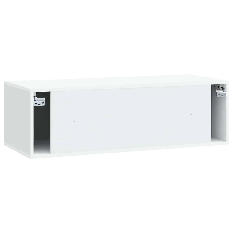Wall-Mounted TV Cabinet White 99 x 41 x 30 cm Engineered Wood