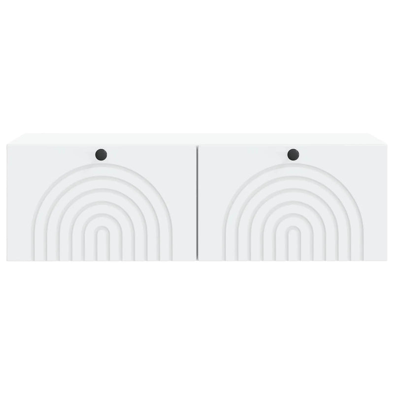 Wall-Mounted TV Cabinet White 99 x 41 x 30 cm Engineered Wood