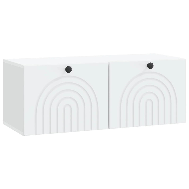 Wall-Mounted TV Cabinet White 78.5 x 31 x 30 cm Engineered Wood