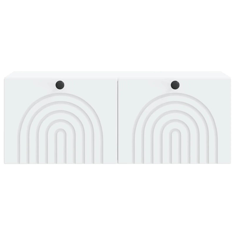 Wall-Mounted TV Cabinet White 78.5 x 31 x 30 cm Engineered Wood