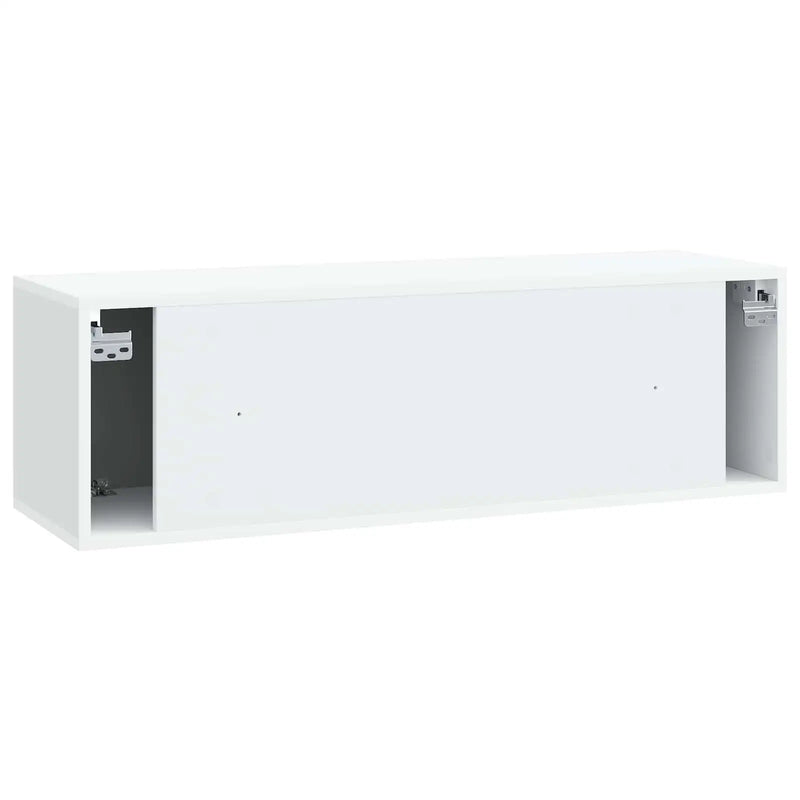 Wall-Mounted TV Cabinet White 98 x 31 x 30 cm Engineered Wood