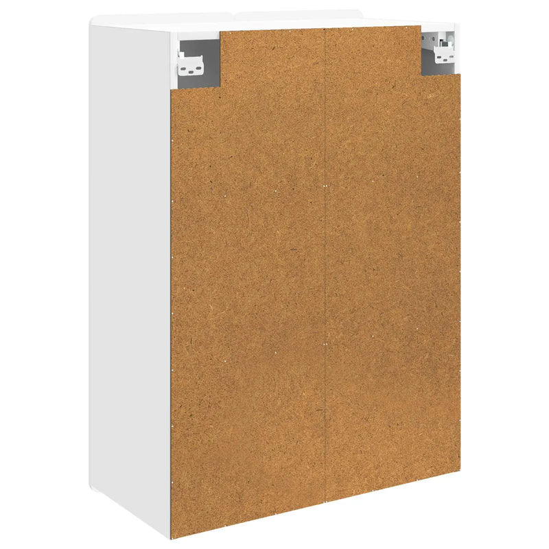 Wall-Mounted Cabinet White 66 x 34.5 x 92 cm Engineered Wood