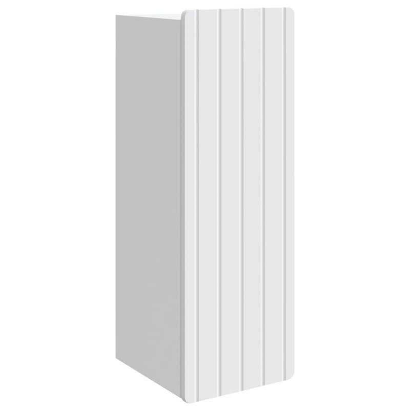 Wall-Mounted Cabinet White 33 x 34.5 x 94 cm Engineered Wood