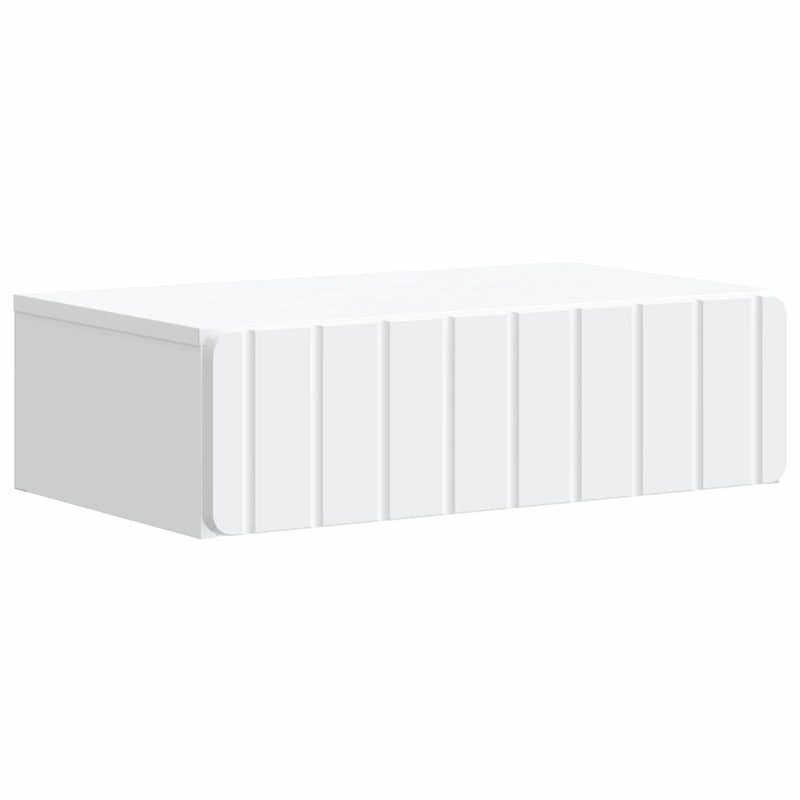 Wall-Mounted Side Table White 59 x 34.5 x 17 cm Engineered Wood