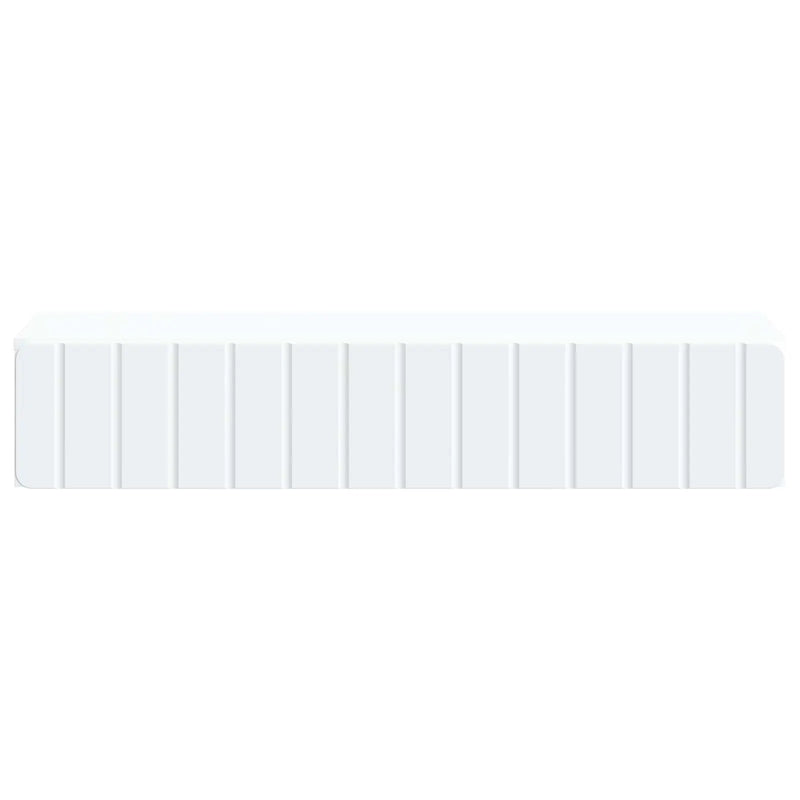 Wall-Mounted Side Table Wall-mounted White 87.5 x 34.5 x 17 cm