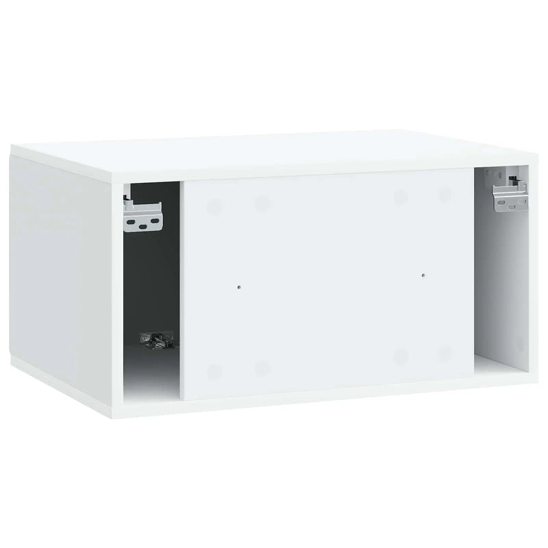 Wall-Mounted TV Cabinet White 59.5 x 41 x 30 cm Engineered Wood
