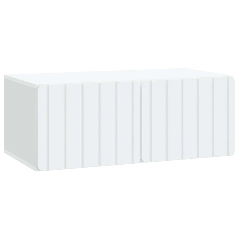 Wall-Mounted TV Cabinet White 78.5 x 41 x 30 cm Engineered Wood