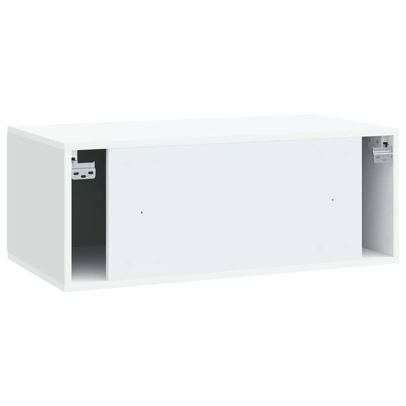 Wall-Mounted TV Cabinet White 78.5 x 41 x 30 cm Engineered Wood