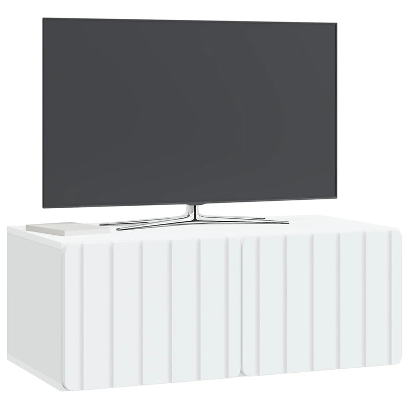 Wall-Mounted TV Cabinet White 78.5 x 41 x 30 cm Engineered Wood