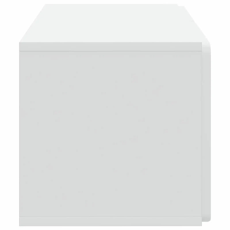 Wall-Mounted TV Cabinet White 59.5 x 31 x 30 cm Engineered Wood