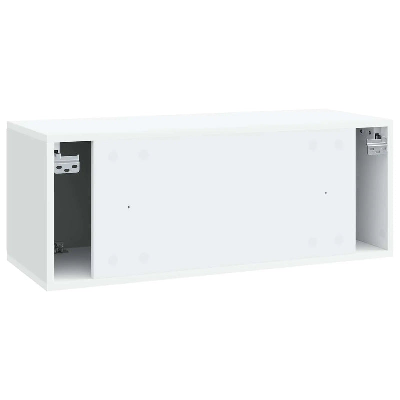 Wall-Mounted TV Cabinet White 78.5 x 31 x 30 cm Engineered Wood