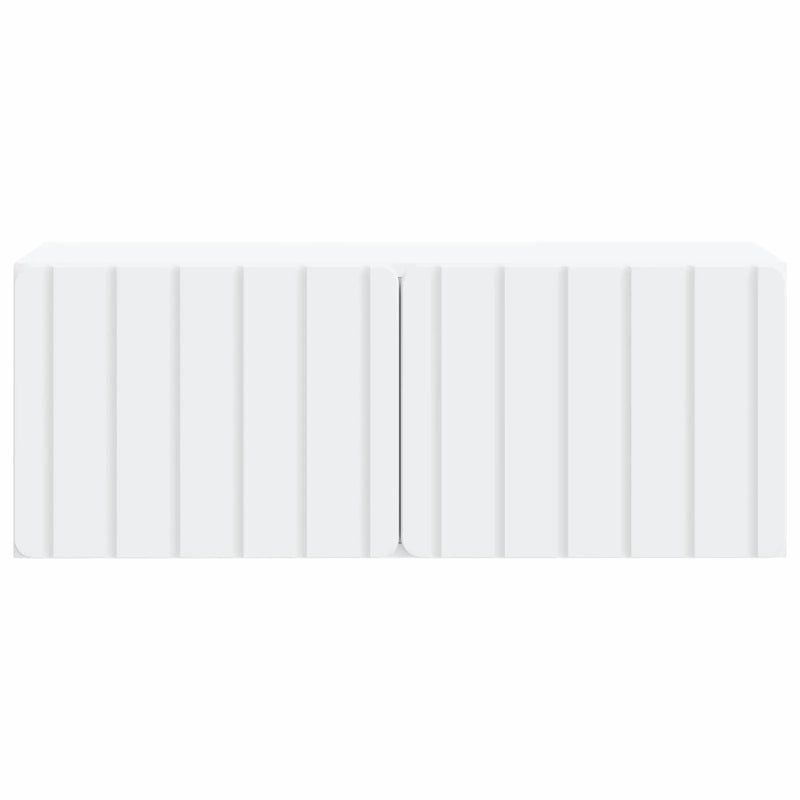 Wall-Mounted TV Cabinet White 78.5 x 31 x 30 cm Engineered Wood