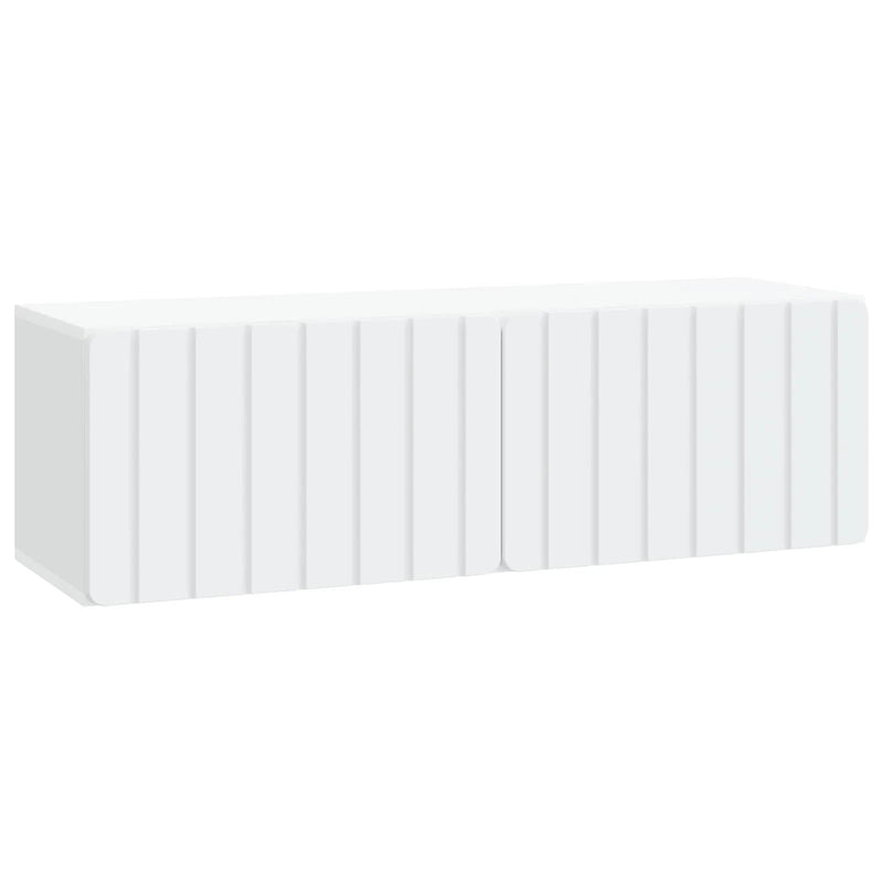 Wall-Mounted TV Cabinet White 98 x 31 x 30 cm Engineered Wood