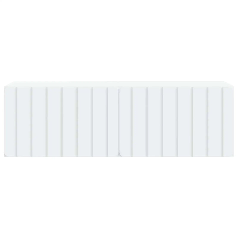 Wall-Mounted TV Cabinet White 98 x 31 x 30 cm Engineered Wood