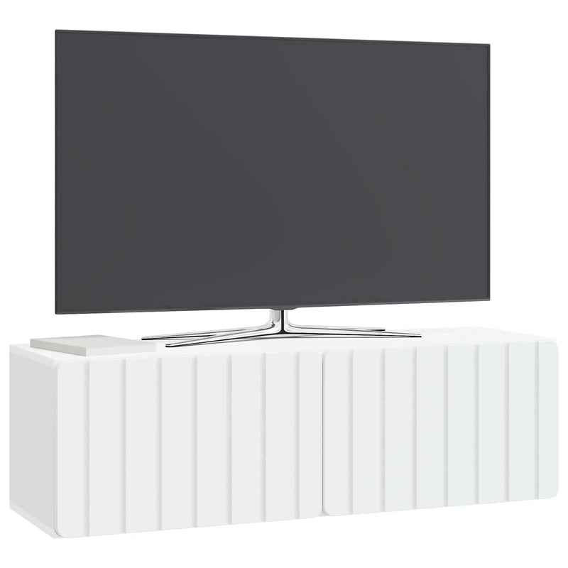 Wall-Mounted TV Cabinet White 98 x 31 x 30 cm Engineered Wood
