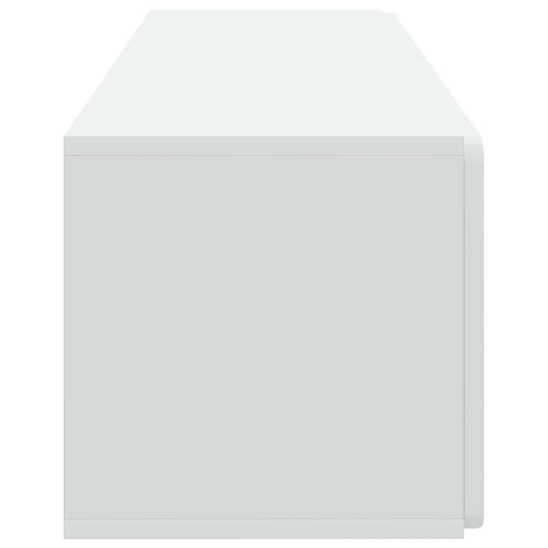 Wall-Mounted TV Cabinet White 98 x 31 x 30 cm Engineered Wood