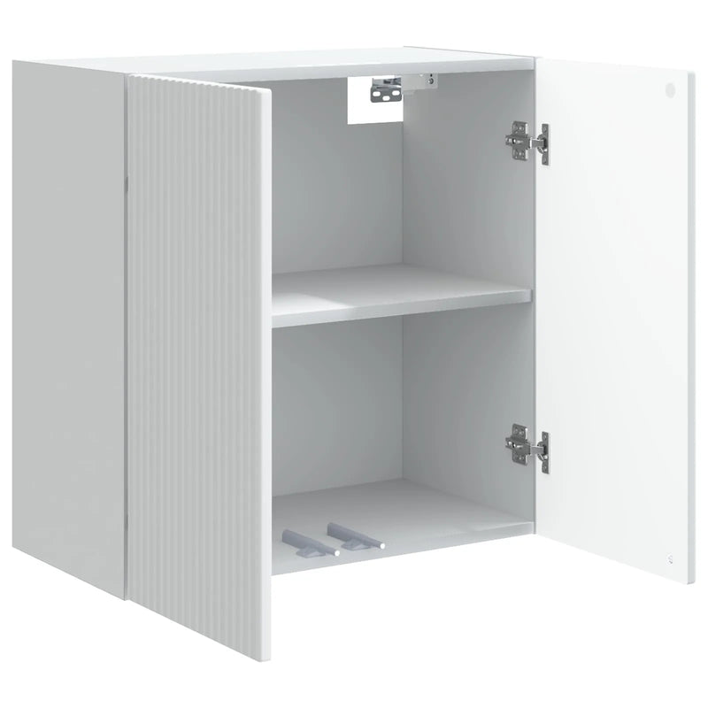 Wall-Mounted Cabinet White 59 x 31 x 60 cm Engineered Wood